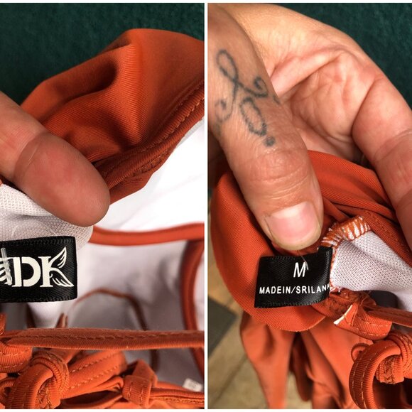 Coral Pink Bathing Suit Dress , Size US 4 (small) - Picture 10 of 10